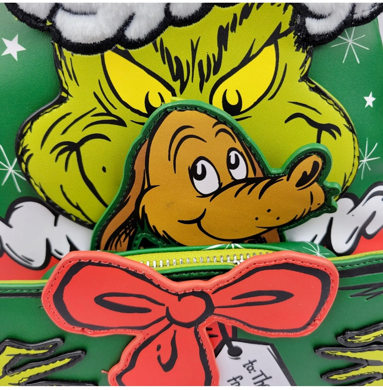 Grinch with Max Dr. Seuss Mini Backpack by Loungefly