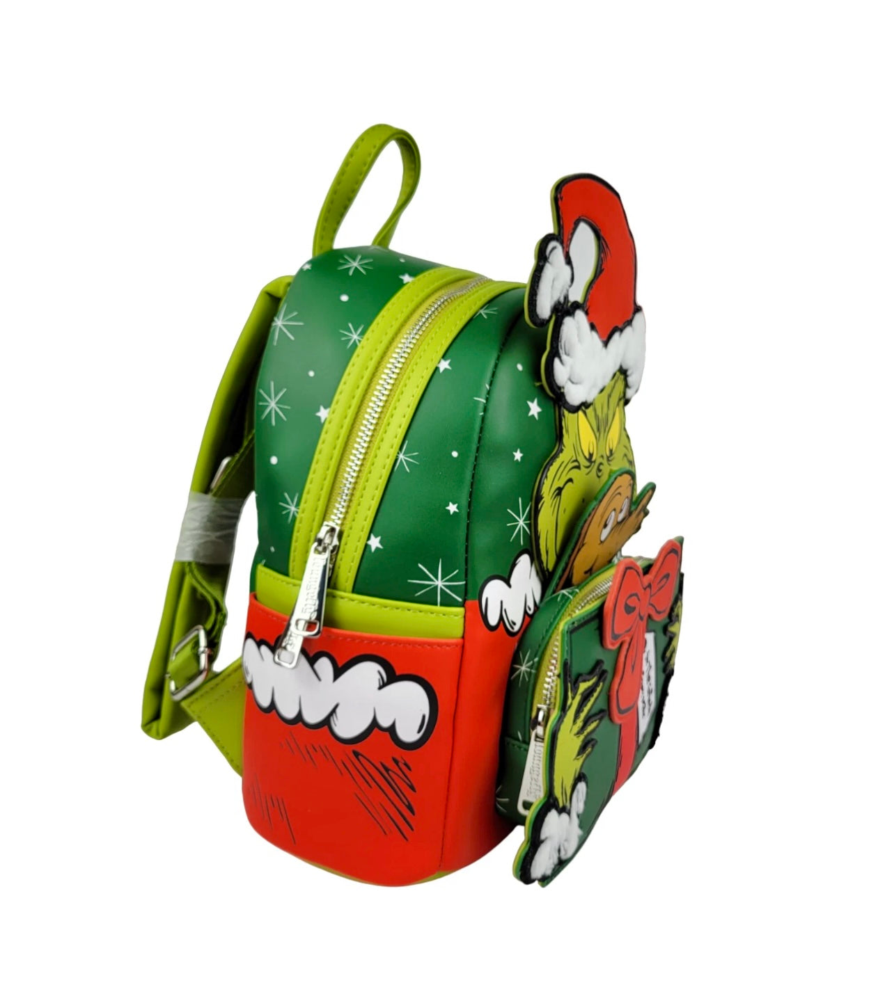 Grinch with Max Dr. Seuss Mini Backpack by Loungefly