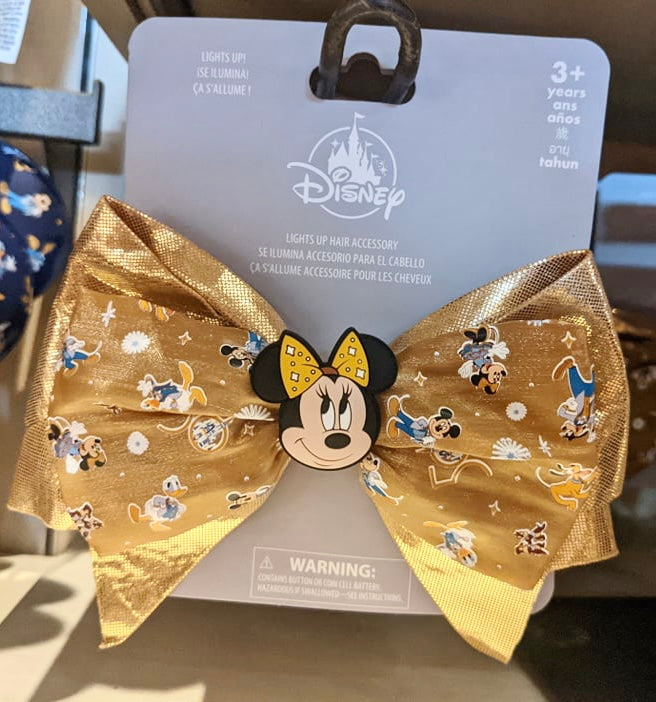 Walt Disney World 50th Anniversary Minnie Light Up Bow