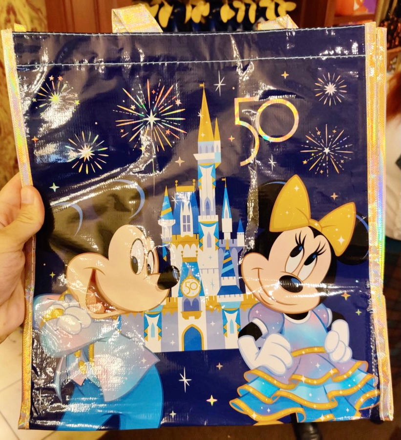 Disney World 50th Anniversary Reusable Shopping Bags 2021