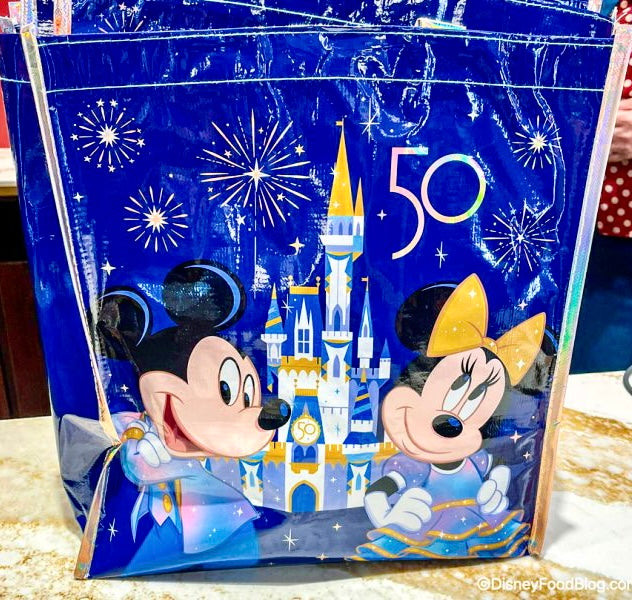 Disney Reusable Shopping Bag - 50th Anniversary - Small 9x12
