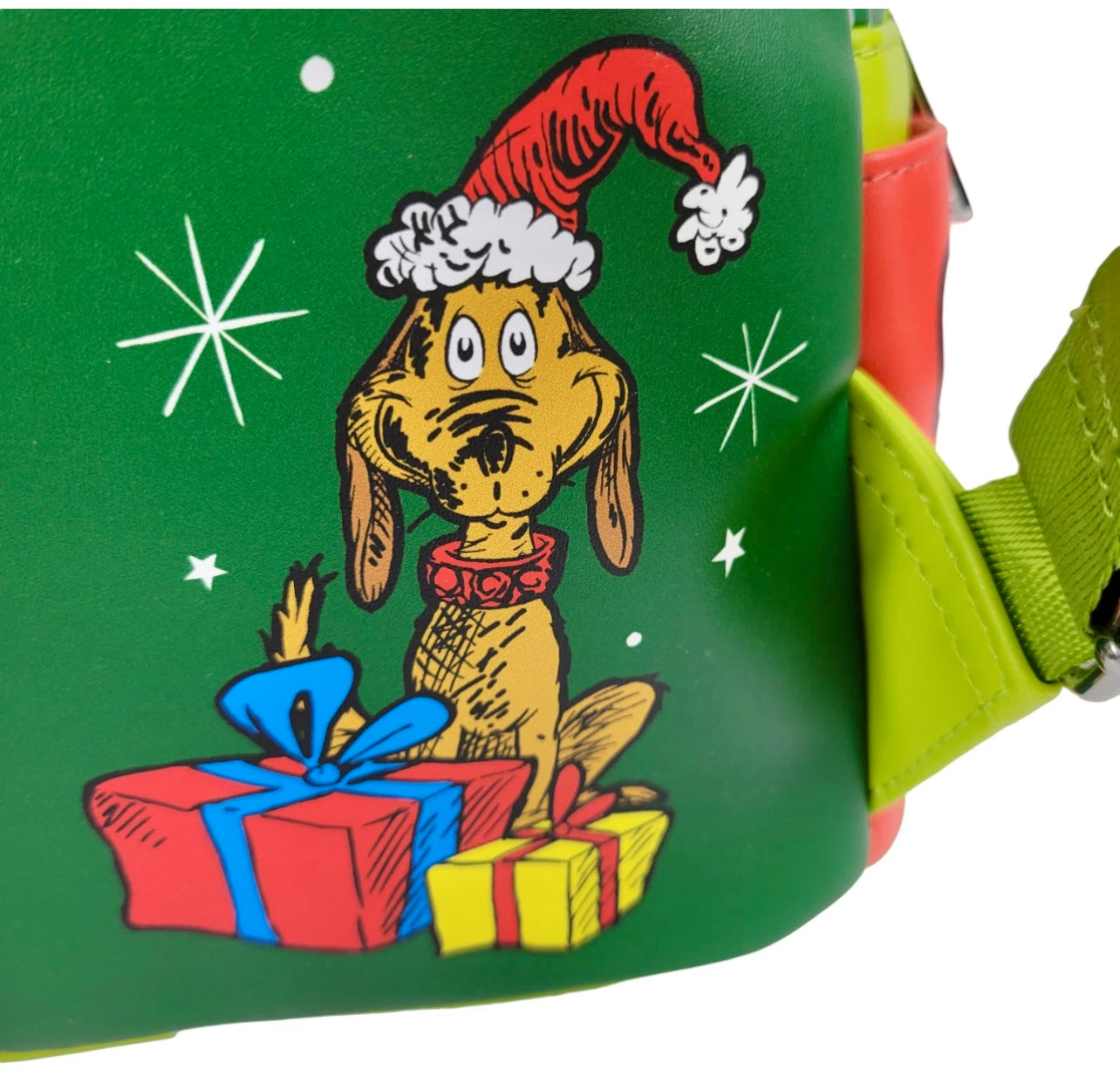 Grinch with Max Dr. Seuss Mini Backpack by Loungefly