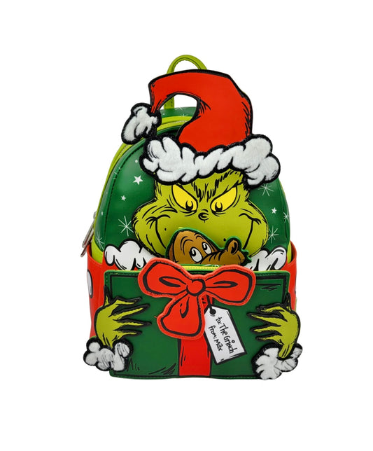 Grinch with Max Dr. Seuss Mini Backpack by Loungefly