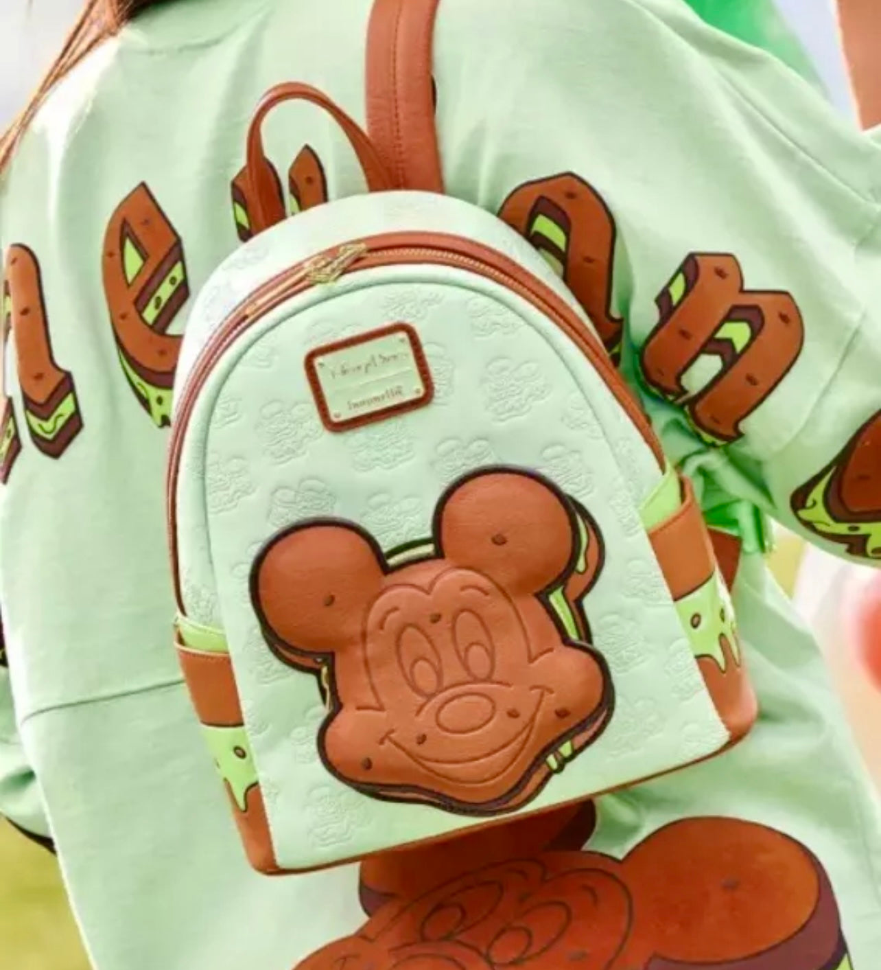 Loungefly Mickey authentic Mouse Ice Cream Sandwich Crossbody