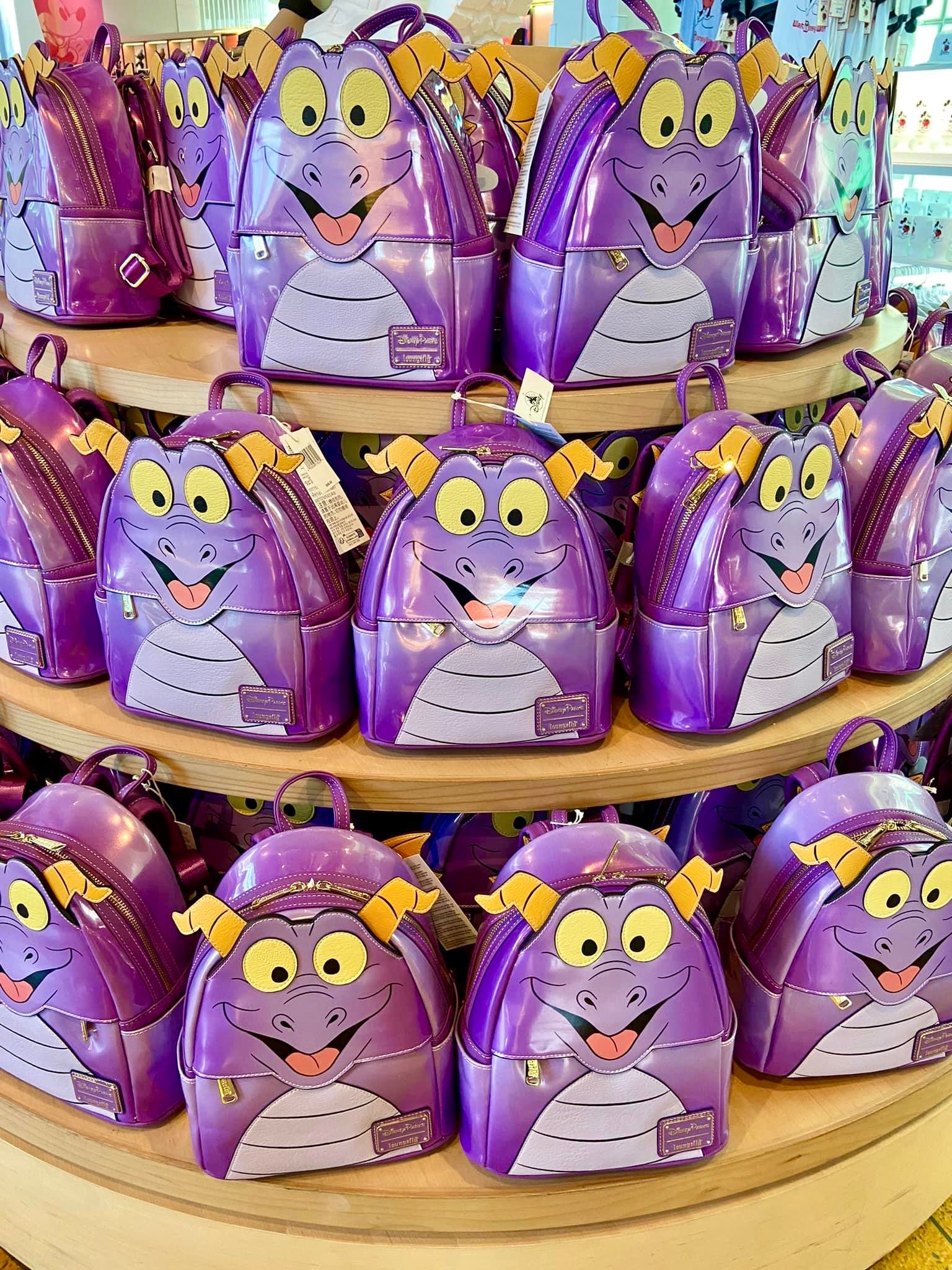 figment succulent loungefly Disney Parks Epcot Spark Of Imagination Purple Figment Wings Loungefly – mouse secrets
