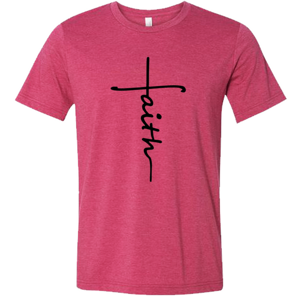 Faith Shirt, Christian Gift, Love and Grace Shirt, Vertical Cross shirt, Faith Cross Shirt, Jesus-Inspired Apparel