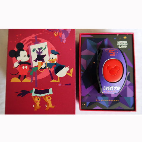 Disney Parks NEW! Epcot Festival of the Arts 2021 Magic Band LE 2000, Festival of the Parks Magic Band