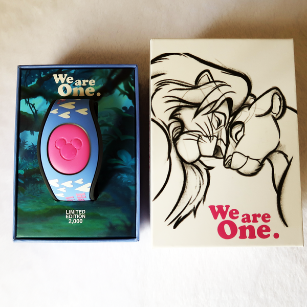 Lion King We Are One Valentine’s Day 2021 Magic Band LE 2000 New And Unlinked, Lion King Valentines Magic Band 2021