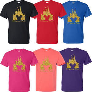 50th Anniversary Disney World T Shirt, Disney 50th Anniversary Shirts, Disney Matching Tee Shirts, Disney Castle Shirt, Screen Printed