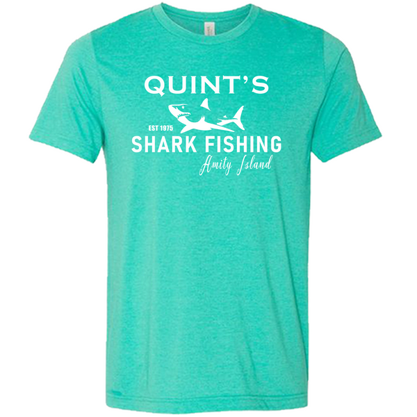 Quint's Shark Fishing Shirt, Quints Shark Fishing T-Shirt, Amity Island Tee Shirt, Jaws Shirt
