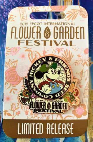 Disney EPCOT Flower and Garden Festival 2019 MICKEY S GARDEN SHED PIN NEW LR Last One