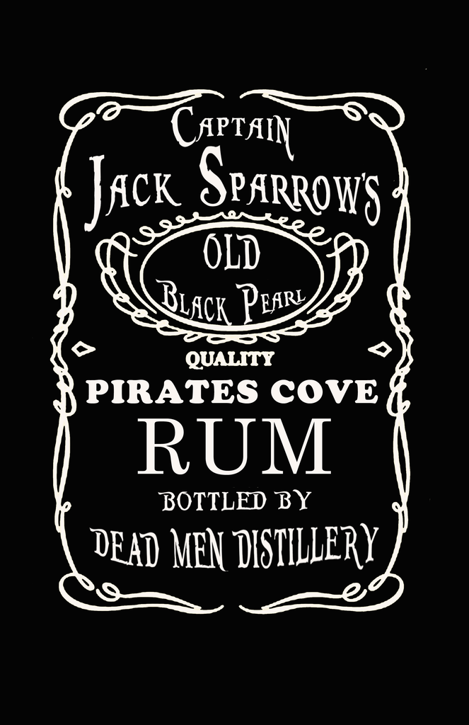 Jack Sparrow T Shirt - Pirates of The Caribbean Shirt - Disney Matching Shirt - Disney Cruise Shirt Adult Large / Black