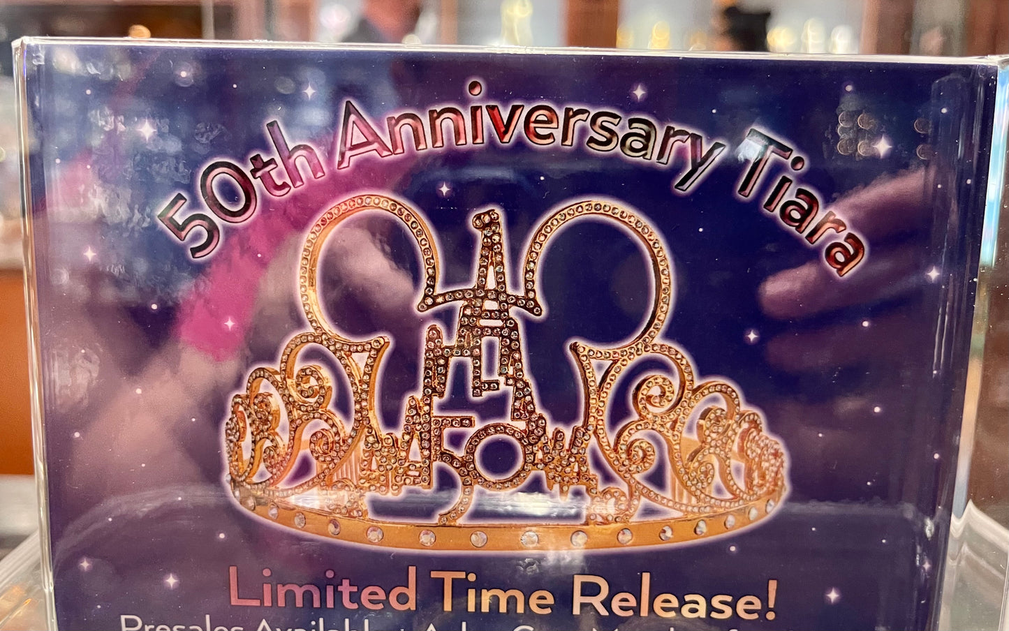 Disney World Parks 50th Anniversary Celebration Arribas Tiara Crown Swarovski 2021