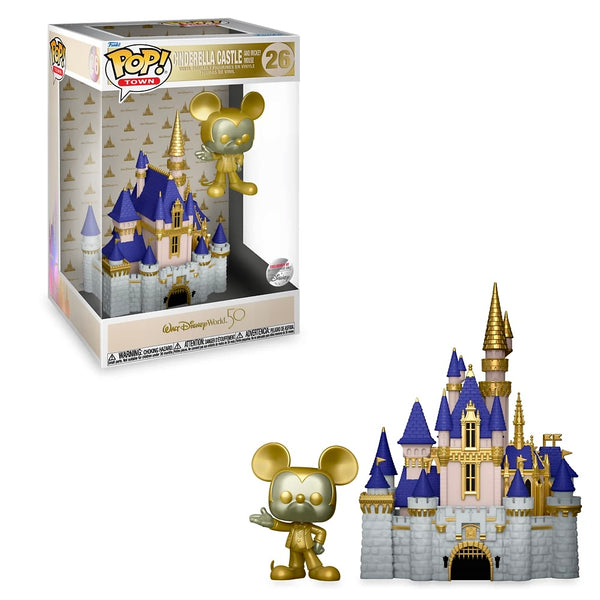 Disney World 50th Anniversary Castle and Mickey Funko Pop