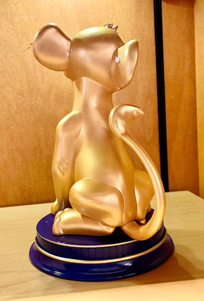 Disney World 50th Anniversary Lion King Simba Gold Statue Figurine