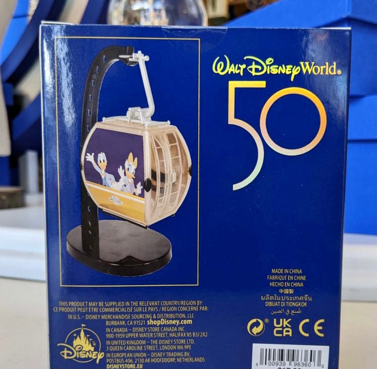 Disney World 50th Anniversary Skyliner Gondola Toy Mickey Mouse Friends 2021