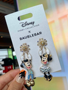 Walt Disney World 50th Anniversary Mickey and Minnie Earrings by BaubleBar 2021