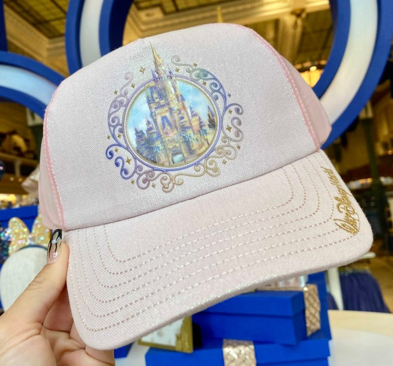 Disney World 50th Anniversary Castle Collection Pink Adult Hat