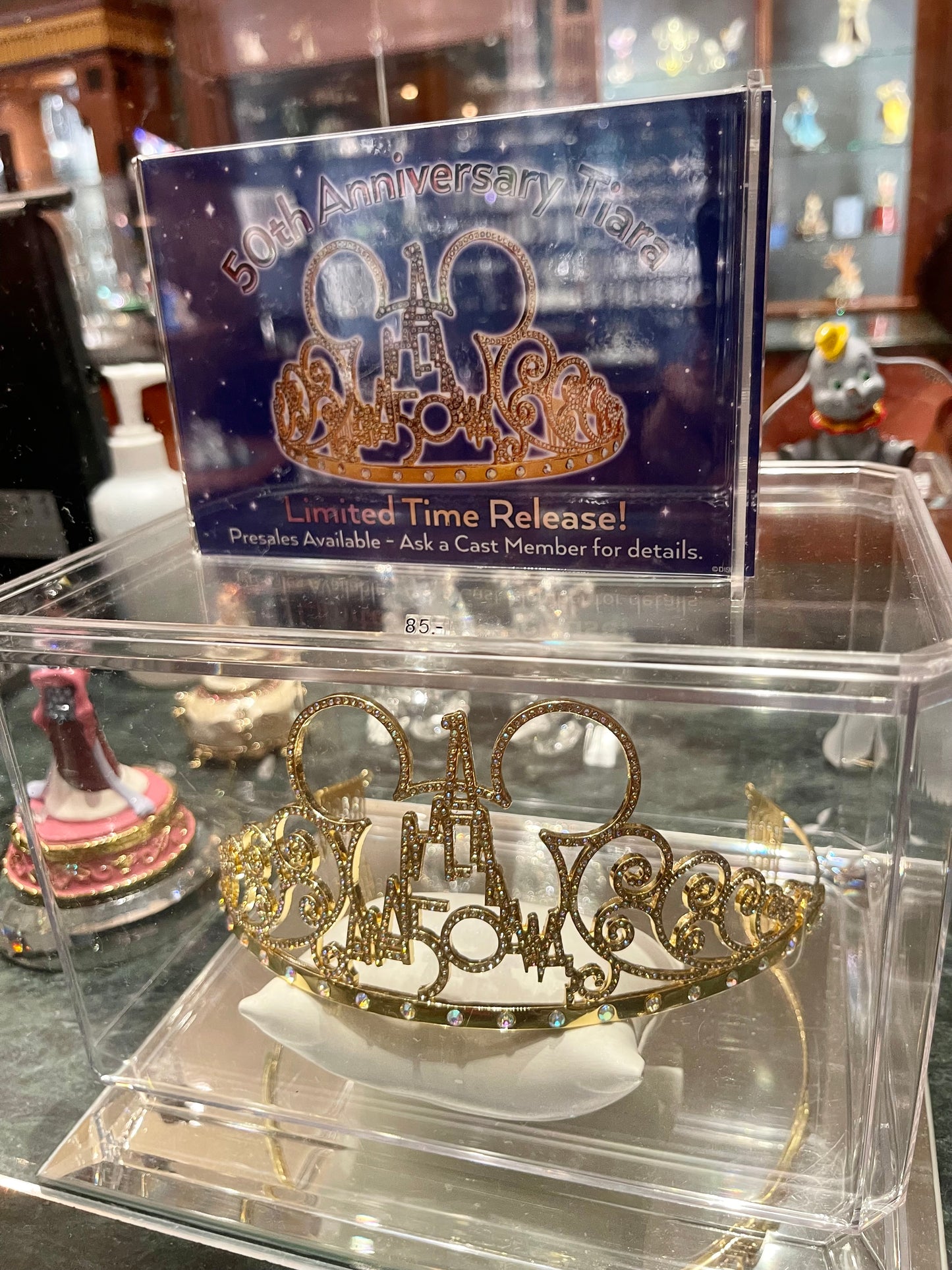 Disney World Parks 50th Anniversary Celebration Arribas Tiara Crown Swarovski 2021