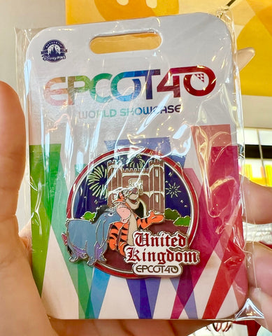 Disney Parks 2022 Epcot 40th World Showcase United KingdomPin Tigger Eeyore
