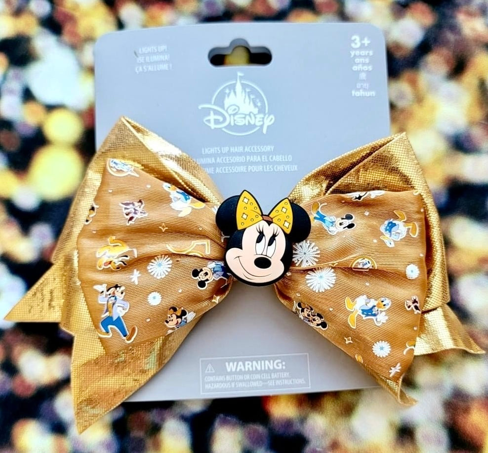 Walt Disney World 50th Anniversary Minnie Light Up Bow