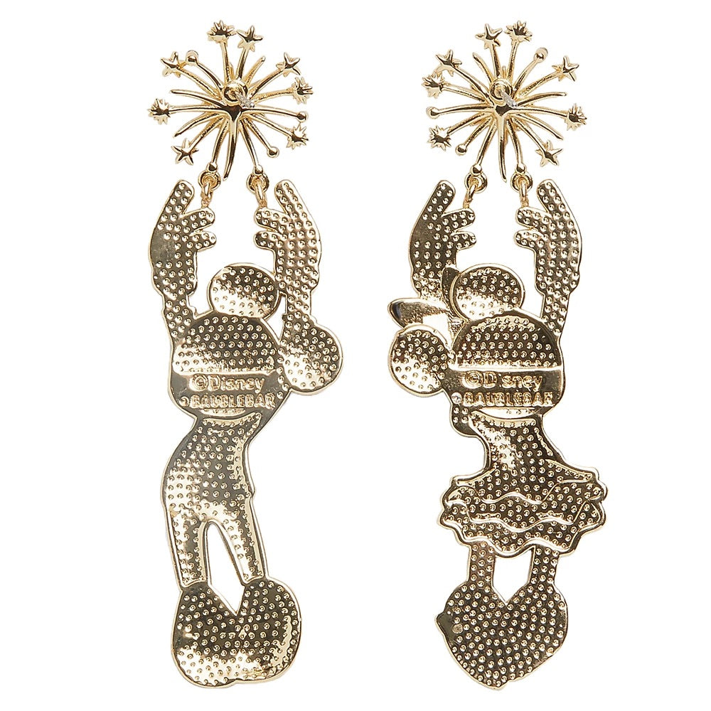 Walt Disney World 50th Anniversary Mickey and Minnie Earrings by Baubl –  mouse secrets