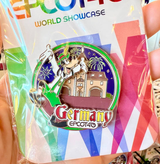 Disney Parks 2022 Epcot 40th Anniversary Germany Pavilion Goofy Pin