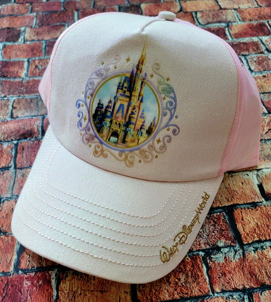 Disney World 50th Anniversary Castle Collection Pink Adult Hat
