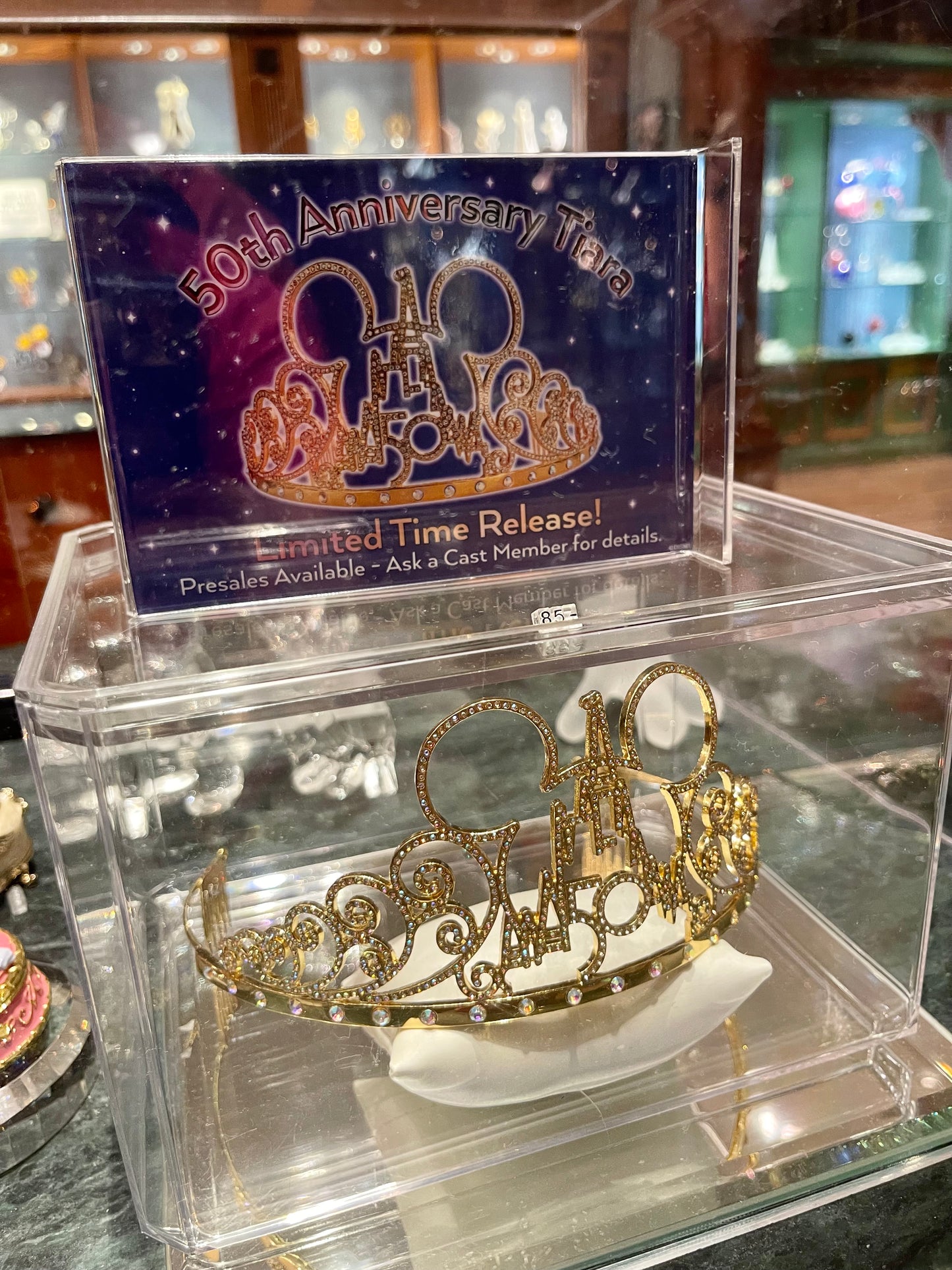 Disney World Parks 50th Anniversary Celebration Arribas Tiara Crown Swarovski 2021