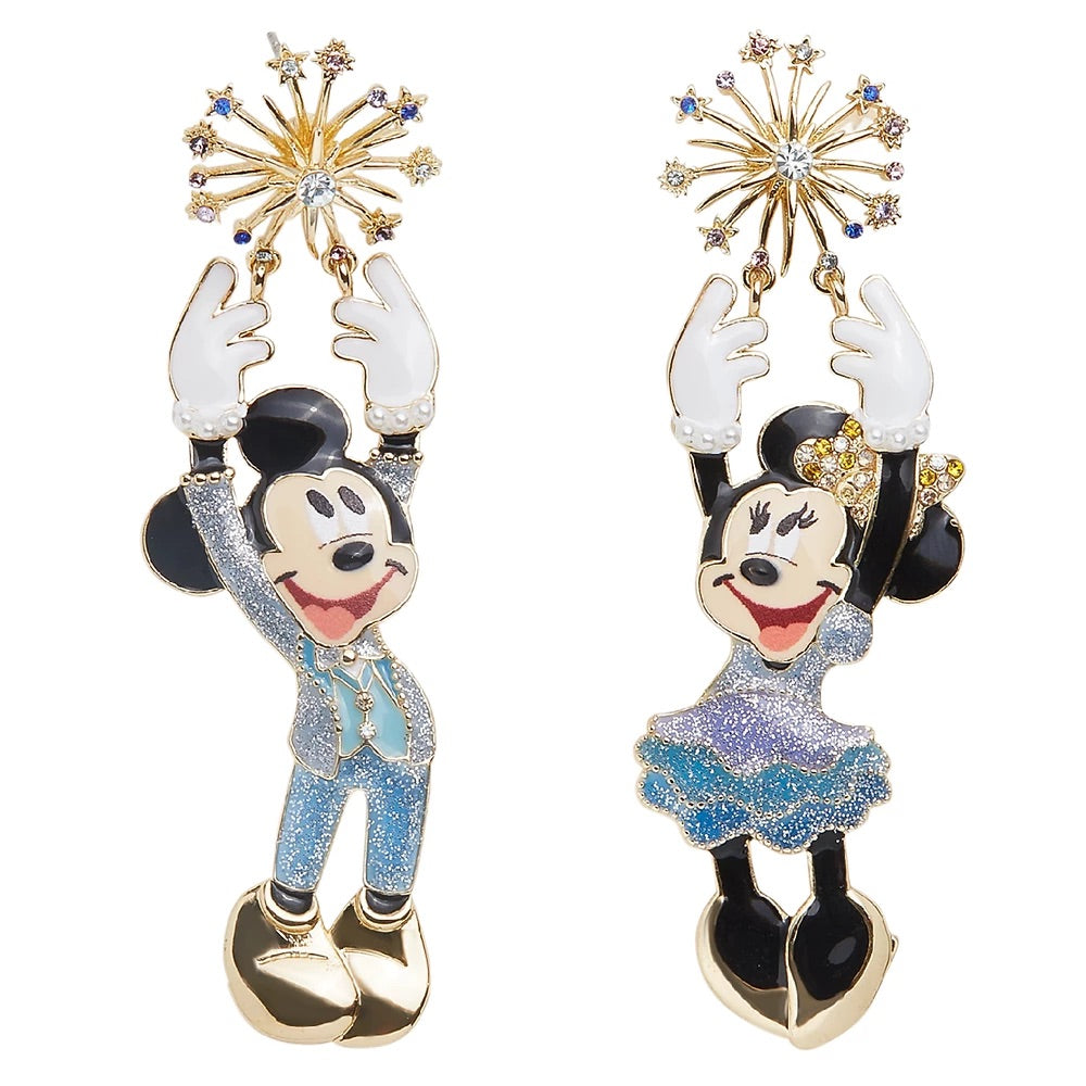 Walt Disney World 50th Anniversary Mickey and Minnie Earrings by Baubl –  mouse secrets