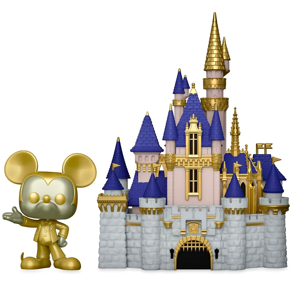 Disney World 50th Anniversary Castle and Mickey Funko Pop