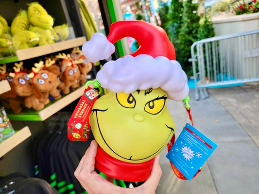 Grinch Christmas Grinchmas figure popcorn bucket Universal Studios