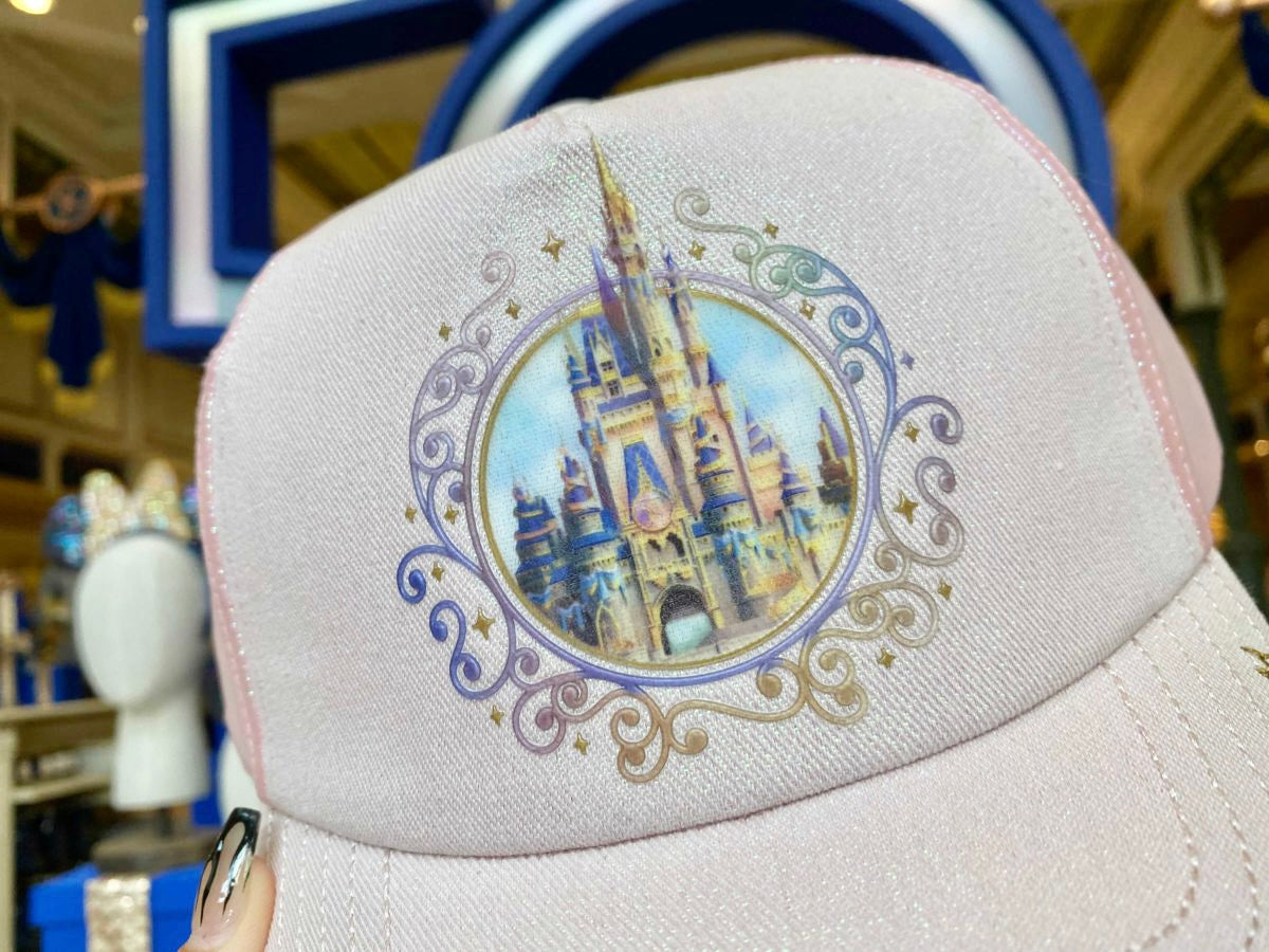 Disney World 50th Anniversary Castle Collection Pink Adult Hat