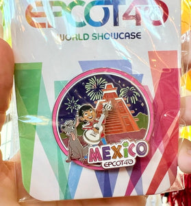 Disney Parks 2022 Epcot 40th World Showcase Mexico Pavilion LE Pin Coco Miguel