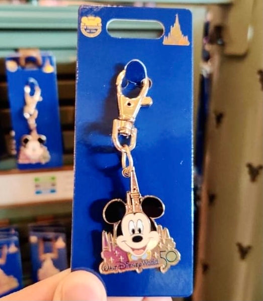 Disney 50th Celebration Mickey Mouse Lanyard Clip
