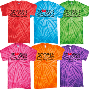 Disney Family Vacation 2023 Tie Dye Shirt, Disney Tie Dye Shirt, Disney Matching Shirt, Disney World Matching Tie Dye Shirts