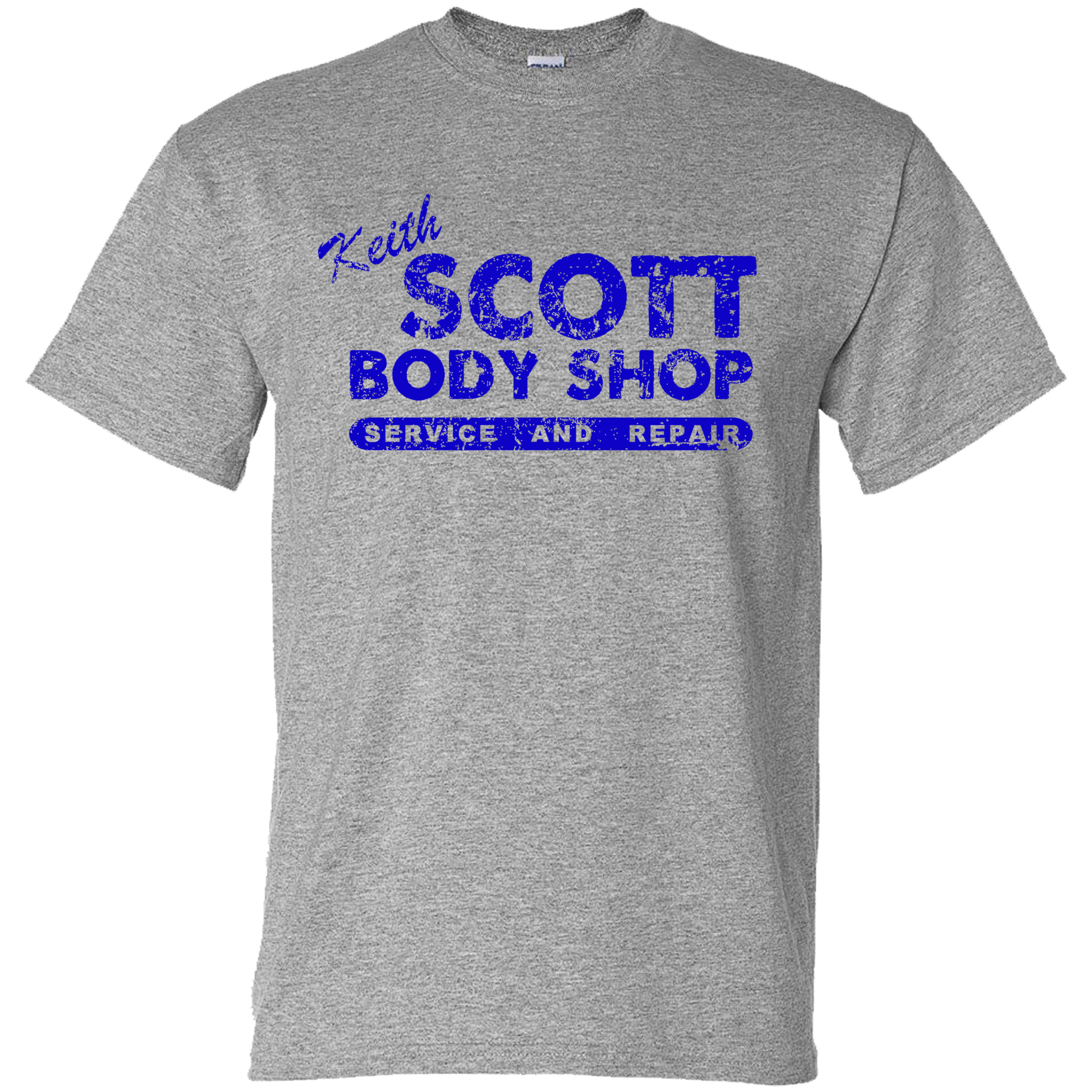 Keith Scott Body Shop Tee Shirt, One Tree Hill Shirt, Lucas Nathan Scott Shirt