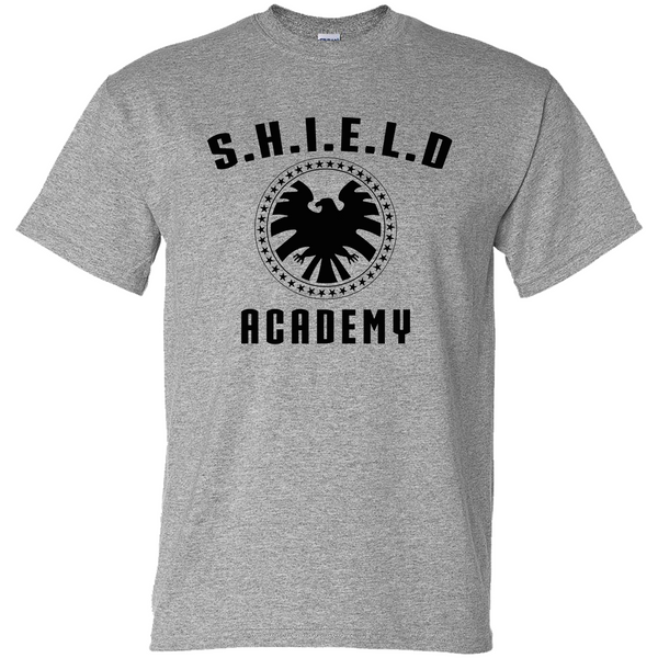 Shield Academy Shirt, Shield Shirt, Nick Fury T-Shirt, Avengers Tee Shirt, Stark Industries Shirt