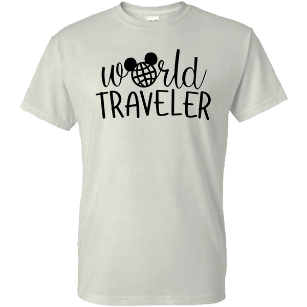 World Traveler T-Shirt, World Traveler Tee Shirt, Disney Matching Shirts, Disney Vacation T-Shirts, Disney World Family Vacation T-Shirt